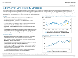 Be Wary of Low-Volatility Strategies