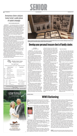 Develop your personal treasure chest of family stories WWII Rationing