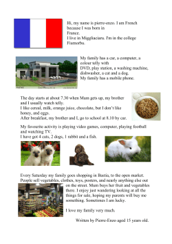 Hi, my name is pierre-enzo. I am French because I was born in