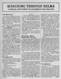 MARCHING THROUGH SELMA