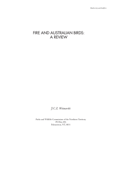 Australia`s Biodiversity – Responses to Fire: Plants, Birds and