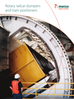 Rotary railcar dumpers and train positioners