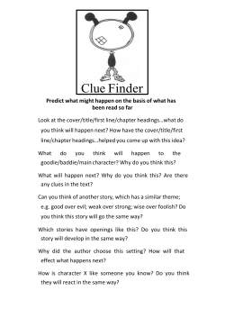 Clue Finder - Kibworth Primary School