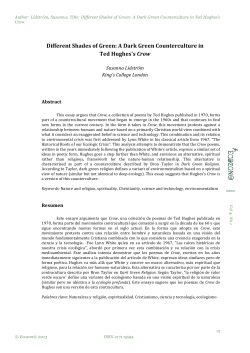 Different Shades of Green: A Dark Green Counterculture in Ted