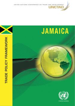 Trade Policy Framework: Jamaica