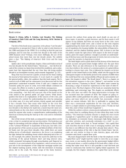 Michael Klein, "Book Review," Journal of International Economics 87