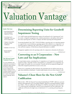 Fall 2009 - The McLean Group