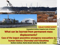 Fukushima and Chernobyl - Charles Darwin University