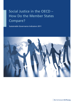 Social Justice in the OECD &ndash; How Do the Member