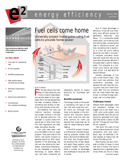 Fuel cells come home