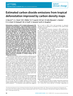 Baccini, A. , Estimated carbon dioxide emissions from