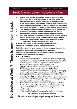 FACK leaflet with fack banner