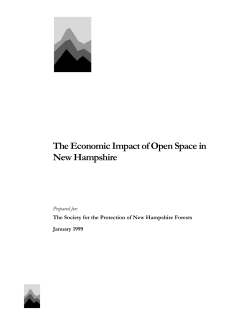 The Economic Impact of Open Space in New Hampshire