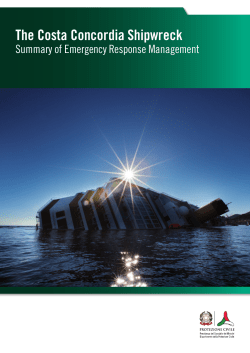 The Costa Concordia Shipwreck