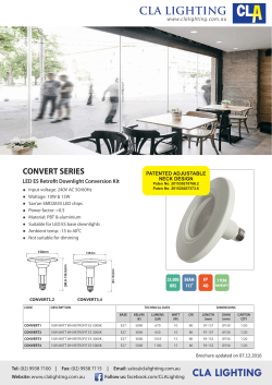 Brochure - CLA Lighting