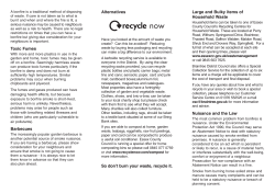 Toxic Fumes Barbecues Alternatives So don`t burn your waste