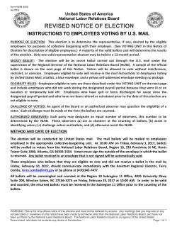 NLRB documentation - Students Against Duke Unionization