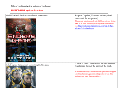 Storyboard Example - Doherty High School