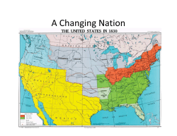 A Changing Nation