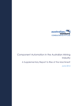 Component Automation in the Australian Mining Industry