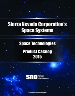 s Space Systems - Sierra Nevada Corporation