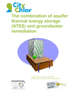 The combination of aquifer thermal energy storage (ATES) and