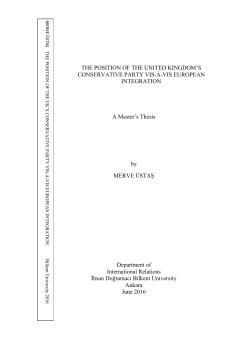 THE POSITION OF THE UNITED KINGDOM`S