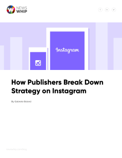 How Publishers Break Down Strategy on Instagram