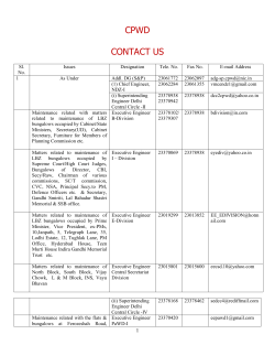CPWD CONTACT US