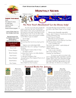 2008 01 - Fort Stockton Public Library