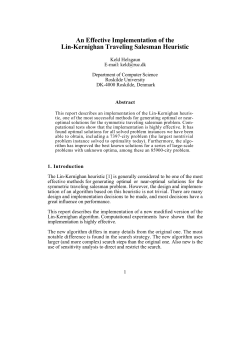 An Effective Implementation of the Lin