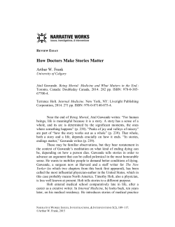 How Doctors Make Stories Matter