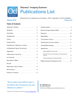 Odyssey publications list - LI