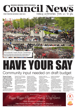 Community input needed on draft budget