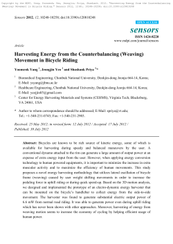 Harvesting Energy from the Counterbalancing