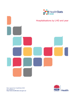 - HealthStats NSW