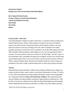 IOB - Introduction Mutual interests &ndash; mutual benefits