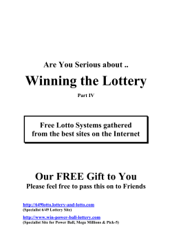 25-Number Lotto System With Guaranteed Result