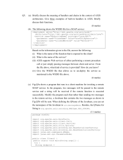 Q5. (a) Briefly discuss the meaning of handlers and