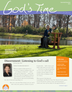 November 2010 - Sisters of St. Benedict