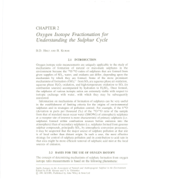 Chapter 2. Oxygen Isotope Fractionation for Understanding the