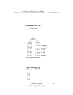 INTERPRETATION ACT