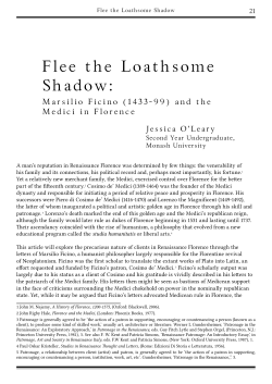 Flee the Loathsome Shadow