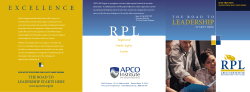 Registered Public Safety Leader (RPL)