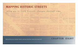 MAppINg HIstorIc streets