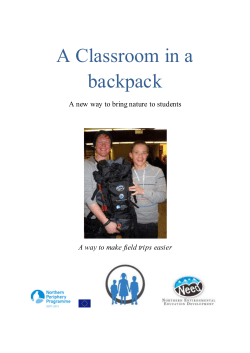 A Classroom in a backpack