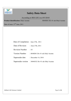 Safety Data Sheet - Jubilant Life Sciences