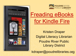 Freading eBooks for Kindle Fire - Poudre River Public Library District