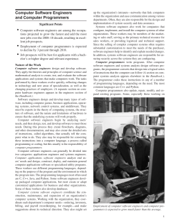 Occupational Outlook Handbook, 2010-11 Edition