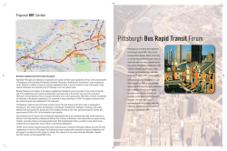 Pittsburgh Bus Rapid Transit Forum